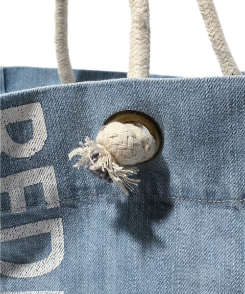 UNITED ARROWS(ユナイテッドアローズ)の「BEAU SOLEIL DENIM トート ◆(トートバッグ・レディース・ライトブルー/グレー・フリー)」の6枚目の写真