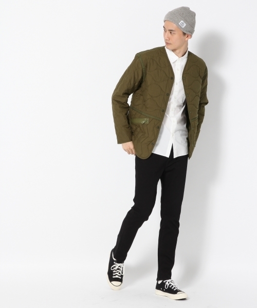 GLOBAL WORK(グローバルワーク)の「サーモライトキルトカーデ/760772(ナイロンジャケット・メンズ・ブラック/カーキ・SMALL/MEDIUM/LARGE/X-LARGE)」の14枚目の写真