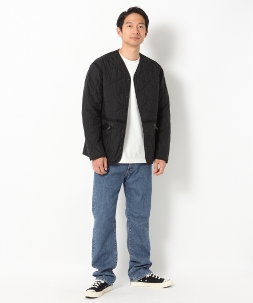 GLOBAL WORK(グローバルワーク)の「サーモライトキルトカーデ/760772(ナイロンジャケット・メンズ・ブラック/カーキ・SMALL/MEDIUM/LARGE/X-LARGE)」の6枚目の写真