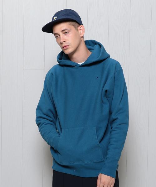 H　BEAUTY&YOUTH UNITED ARROWS（エイチビューティーアンドユースユナイテッドアローズ）の「＜ATON＞GARMENT HOODIE/ﾊﾟｰｶｰ.（パーカー・メンズ・ホワイト/ワインレッド/ロイヤルブルー・6）」の2枚目の写真