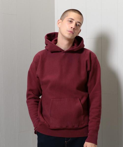 H　BEAUTY&YOUTH UNITED ARROWS（エイチビューティーアンドユースユナイテッドアローズ）の「＜ATON＞GARMENT HOODIE/ﾊﾟｰｶｰ.（パーカー・メンズ・ホワイト/ワインレッド/ロイヤルブルー・6）」の3枚目の写真