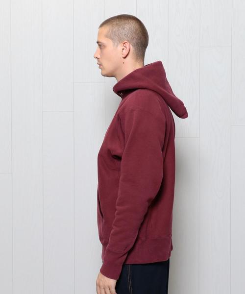 H　BEAUTY&YOUTH UNITED ARROWS（エイチビューティーアンドユースユナイテッドアローズ）の「＜ATON＞GARMENT HOODIE/ﾊﾟｰｶｰ.（パーカー・メンズ・ホワイト/ワインレッド/ロイヤルブルー・6）」の11枚目の写真