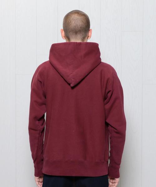 H　BEAUTY&YOUTH UNITED ARROWS（エイチビューティーアンドユースユナイテッドアローズ）の「＜ATON＞GARMENT HOODIE/ﾊﾟｰｶｰ.（パーカー・メンズ・ホワイト/ワインレッド/ロイヤルブルー・6）」の12枚目の写真
