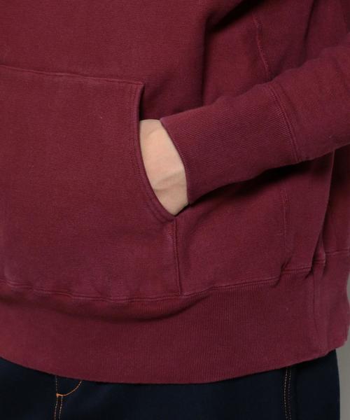 H　BEAUTY&YOUTH UNITED ARROWS（エイチビューティーアンドユースユナイテッドアローズ）の「＜ATON＞GARMENT HOODIE/ﾊﾟｰｶｰ.（パーカー・メンズ・ホワイト/ワインレッド/ロイヤルブルー・6）」の14枚目の写真