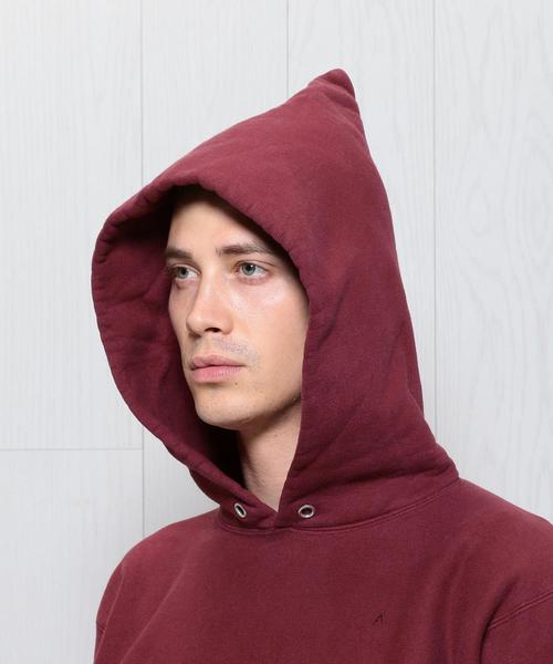 H　BEAUTY&YOUTH UNITED ARROWS（エイチビューティーアンドユースユナイテッドアローズ）の「＜ATON＞GARMENT HOODIE/ﾊﾟｰｶｰ.（パーカー・メンズ・ホワイト/ワインレッド/ロイヤルブルー・6）」の15枚目の写真