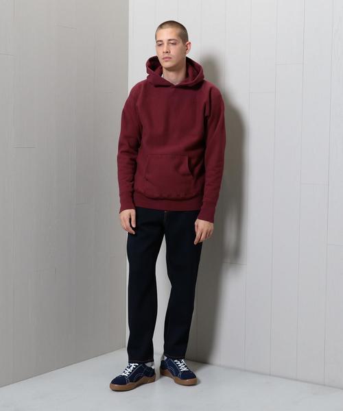 H　BEAUTY&YOUTH UNITED ARROWS（エイチビューティーアンドユースユナイテッドアローズ）の「＜ATON＞GARMENT HOODIE/ﾊﾟｰｶｰ.（パーカー・メンズ・ホワイト/ワインレッド/ロイヤルブルー・6）」の5枚目の写真