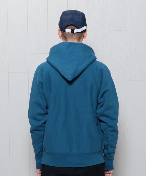 H　BEAUTY&YOUTH UNITED ARROWS（エイチビューティーアンドユースユナイテッドアローズ）の「＜ATON＞GARMENT HOODIE/ﾊﾟｰｶｰ.（パーカー・メンズ・ホワイト/ワインレッド/ロイヤルブルー・6）」の8枚目の写真