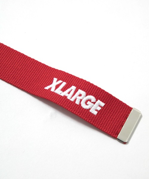 XLARGE（エクストララージ）の「SLANTED LOGO G.I BELT（ベルト・メンズ・ブラック/ブルー/レッド・ONE SIZE）」の5枚目の写真