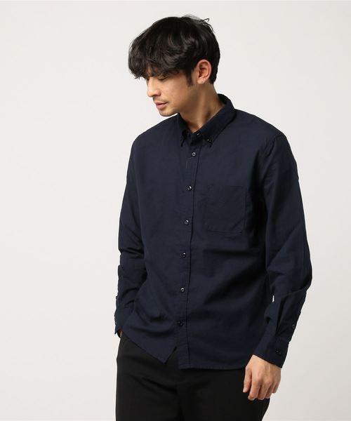 THE CASUAL(カジュアル)の「30S高密度ブロード長袖レギュラーカラーシャツ(シャツ/ブラウス・メンズ・カーキ/ネイビー/ブルー/グレー/ブラック系その他/ブルー系その他3/ブルー系その他2/ワイン/ピンク/ホワイト系その他2/ブラック/ブルー系その他/サックスブルー/テラコッタ/ホワイト系その他/ホワイト・M/L/XL/S)」の9枚目の写真