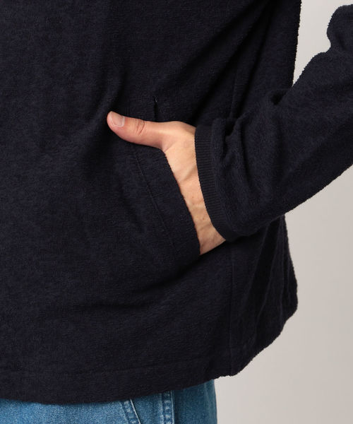 SHIPS JET BLUE（シップスジェットブルー）の「SHIPS JET BLUE: パイルボタンカーディガン（カーディガン/ボレロ・メンズ・グレー/ネイビー・LARGE/MEDIUM/SMALL/X-SMALL）」の5枚目の写真