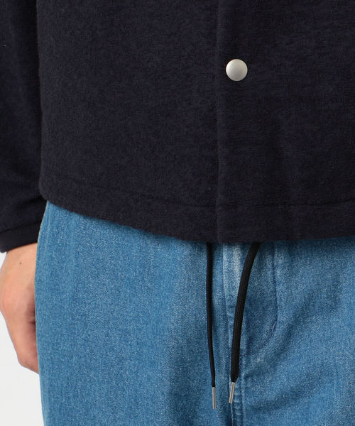 SHIPS JET BLUE（シップスジェットブルー）の「SHIPS JET BLUE: パイルボタンカーディガン（カーディガン/ボレロ・メンズ・グレー/ネイビー・LARGE/MEDIUM/SMALL/X-SMALL）」の4枚目の写真