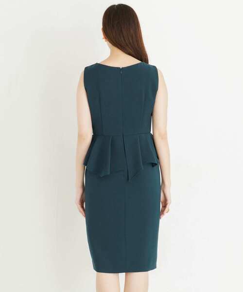 URBAN RESEARCH ROSSO WOMEN(アーバンリサーチ ロッソ)の「ハートネックランダムペプラムドレス∴(ワンピース・レディース・ブルー系その他/パープル系その他・FREE)」の11枚目の写真