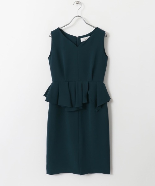 URBAN RESEARCH ROSSO WOMEN(アーバンリサーチ ロッソ)の「ハートネックランダムペプラムドレス∴(ワンピース・レディース・ブルー系その他/パープル系その他・FREE)」の13枚目の写真