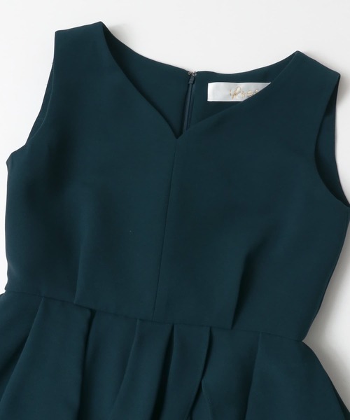 URBAN RESEARCH ROSSO WOMEN(アーバンリサーチ ロッソ)の「ハートネックランダムペプラムドレス∴(ワンピース・レディース・ブルー系その他/パープル系その他・FREE)」の14枚目の写真