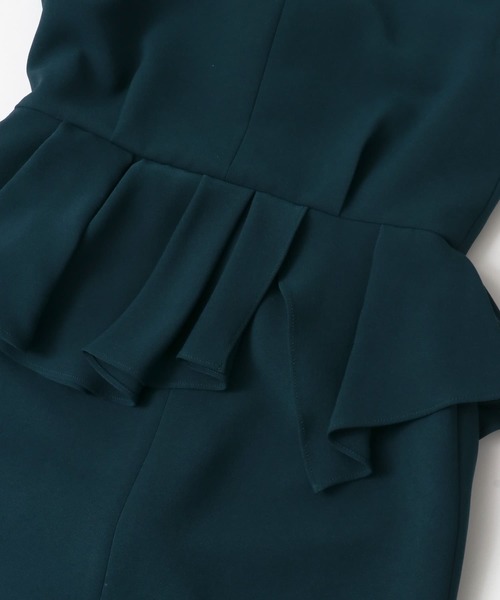 URBAN RESEARCH ROSSO WOMEN(アーバンリサーチ ロッソ)の「ハートネックランダムペプラムドレス∴(ワンピース・レディース・ブルー系その他/パープル系その他・FREE)」の16枚目の写真