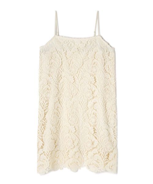 N.（N. Natural Beauty Basic）（エヌエヌナチュラルビューティーベーシック）の「レースキャミチュニック（チュニック・レディース・ブラック/ホワイト・MEDIUM）」の19枚目の写真