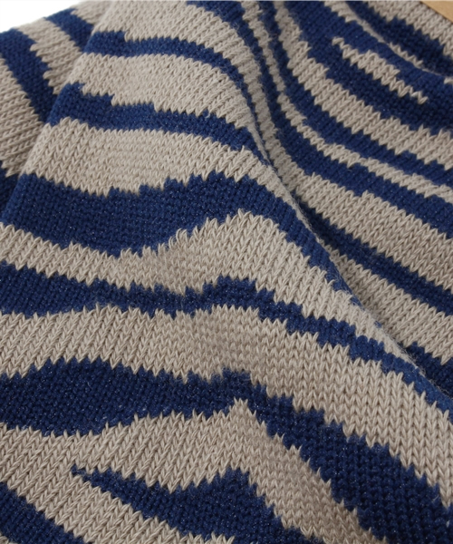 WEGO（ウィゴー）の「WEGO/ゼブラ柄ソックス（ソックス/靴下・メンズ・ブラック/ダークグレー/杢グレー/ネイビー・FREE）」の6枚目の写真