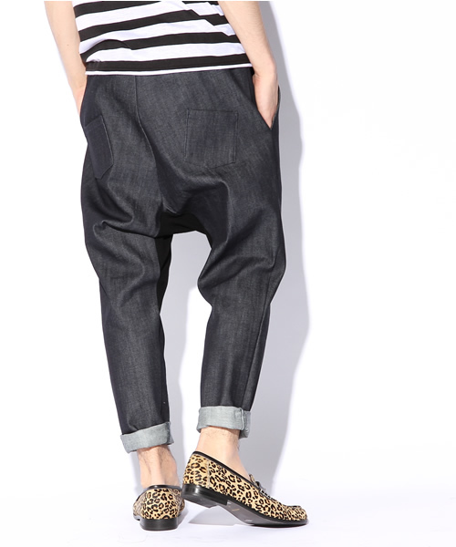 603（ロクマルサン）の「603 インディゴデニムサルエルパンツ（デニム