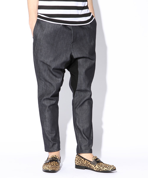 603（ロクマルサン）の「603 インディゴデニムサルエルパンツ（デニム