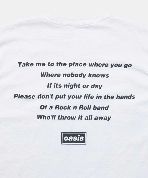 未着品/レア Oasis✕ADAM ET ROPE' リリックロンT サイズLL レア Oasis✕ADAM ET ROPE' リリックロンT サイズLL - メルカリ