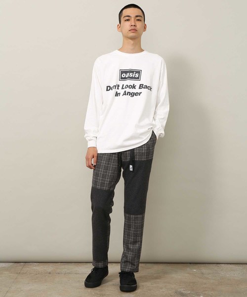 oasis for ADAM ET ROPE'】SONG LYRICS T-shirt(長袖)（Tシャツ