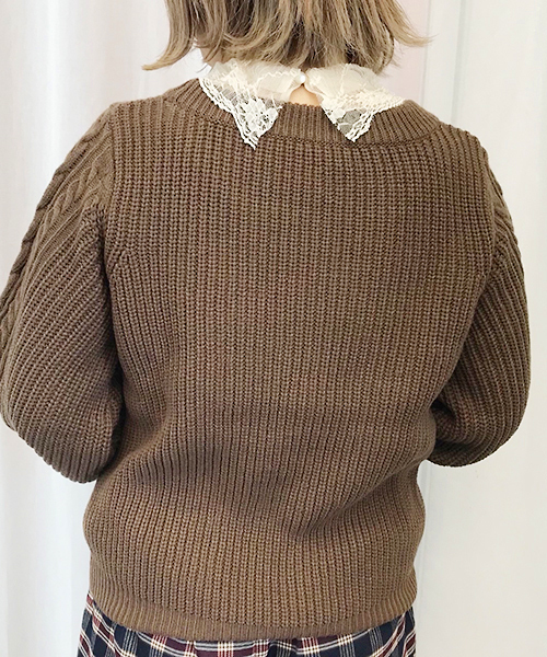 apres jour（アプレジュール）の「レースプリーツエリインナー【ZOZOTOWN限定アイテム】（シャツ/ブラウス・レディース・オフホワイト/クリーム・フリー）」の6枚目の写真