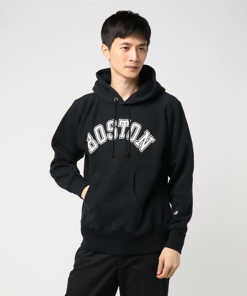 Champion チャンピオン の Champion チャンピオン カレッジロゴ プルパーカー パーカー Wear
