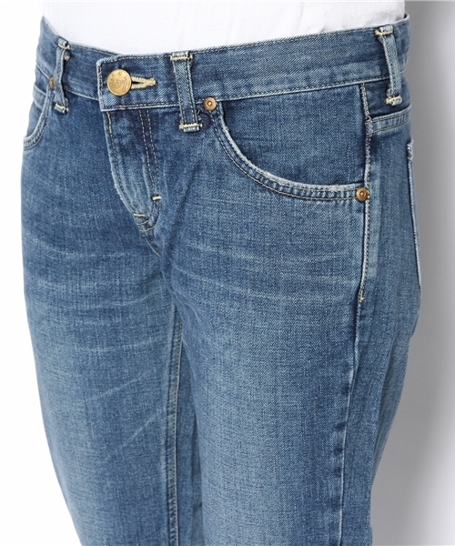 Lee（リー）の「Lee(リー） C アンクルスリム デニムパンツ（デニムパンツ・レディース・ライトブルー/ネイビー・X-SMALL/SMALL/MEDIUM）」の5枚目の写真