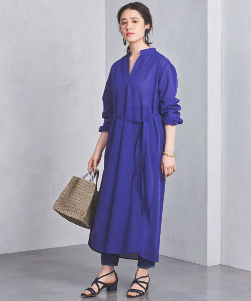 UNITED ARROWS UWSC シアー スリット ワンピース † UNITED ARROWS（ユナイテッドアローズ）の「UWSC シアー