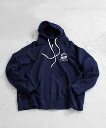 【BUCCA 44】プリントジップパーカー