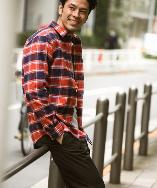 Bayflow ベイフロー の Ctrキモウチェックシャツ シャツ ブラウス Wear