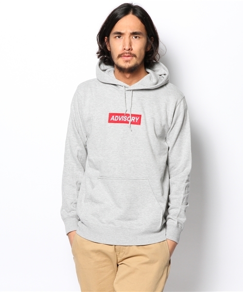 WEGO(ウィゴー)の「WEGO/ワッペンBOXロゴプルパーカー(パーカー・メンズ・ブラック/杢グレー/ブルー/ホワイト/ネイビー/ワイン・MEDIUM/LARGE)」の1枚目の写真