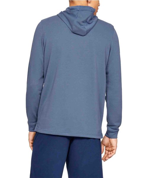 UNDER ARMOUR（アンダーアーマー）の「メンズトレーニングパーカー / スポーツスタイル テリーフーディー（パーカー・メンズ・ライトブルーグレー/アイボリー/ブラック×ホワイト/ネイビー×ホワイト・XL/LG/SM/3XL/MD/XXL）」の14枚目の写真