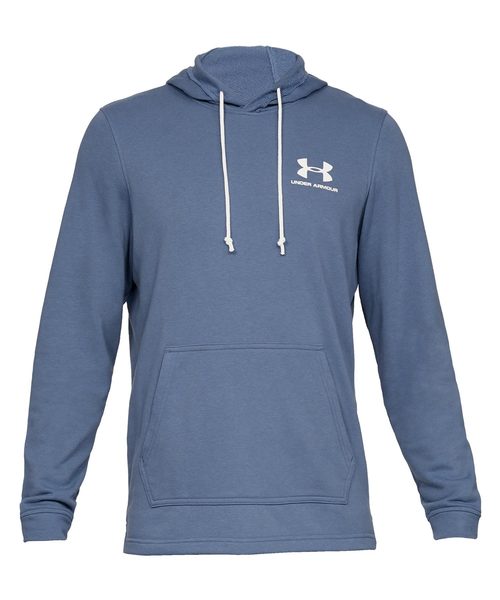 UNDER ARMOUR（アンダーアーマー）の「メンズトレーニングパーカー / スポーツスタイル テリーフーディー（パーカー・メンズ・ライトブルーグレー/アイボリー/ブラック×ホワイト/ネイビー×ホワイト・XL/LG/SM/3XL/MD/XXL）」の16枚目の写真