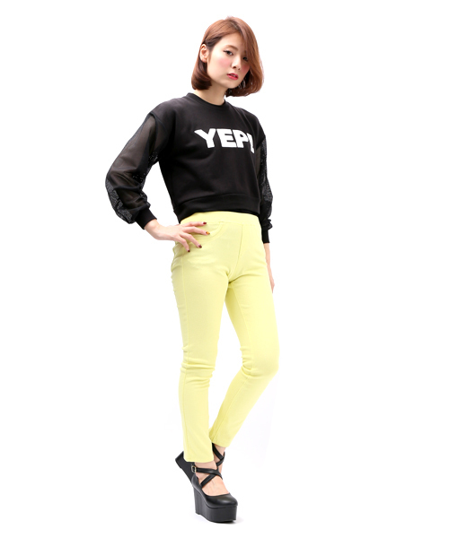 WEGO（ウィゴー）の「WEGO/カラーレギンス（その他パンツ・レディース・オフホワイト/ブラック/ブルー/イエロー系その他・FREE）」の15枚目の写真