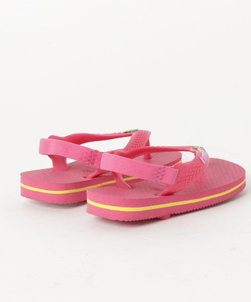 havaianas（ハワイアナス）の「【havaianas】ハワイアナス　NEW BABY BRASIL LOGO　サンダル/ビーチサンダル（ビーチサンダル・キッズ・ピンク/ネイビー×ホワイト・14cm/13.5cm/13㎝/16.5cm/15.5cm）」の3枚目の写真