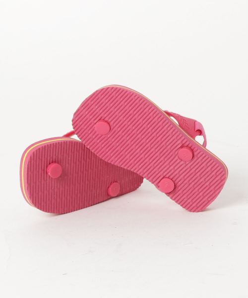 havaianas（ハワイアナス）の「【havaianas】ハワイアナス　NEW BABY BRASIL LOGO　サンダル/ビーチサンダル（ビーチサンダル・キッズ・ピンク/ネイビー×ホワイト・14cm/13.5cm/13㎝/16.5cm/15.5cm）」の4枚目の写真