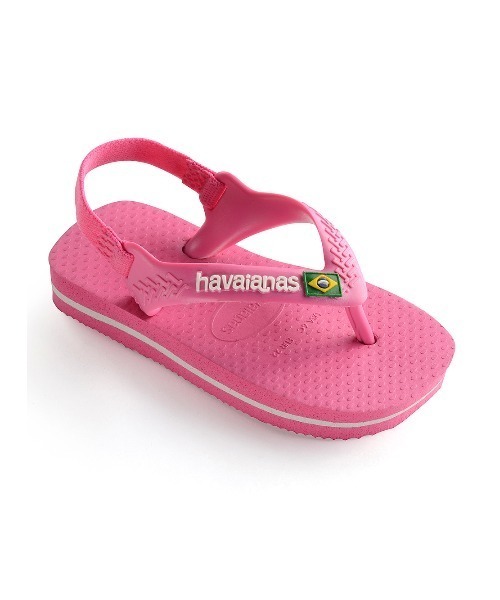 havaianas（ハワイアナス）の「【havaianas】ハワイアナス　NEW BABY BRASIL LOGO　サンダル/ビーチサンダル（ビーチサンダル・キッズ・ピンク/ネイビー×ホワイト・14cm/13.5cm/13㎝/16.5cm/15.5cm）」の10枚目の写真