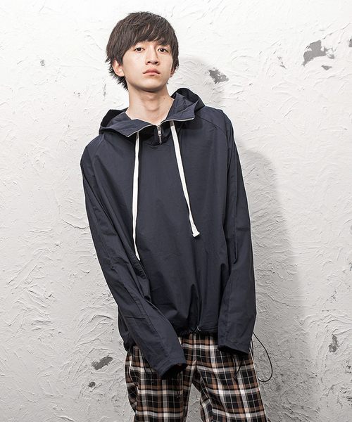 MinoriTY(マイノリティ)の「オーバーサイズアノラック コットンビッグサイズ 袖ボリューム(その他アウター・メンズ・ベージュ/ブラック/ネイビー・L/M)」の1枚目の写真