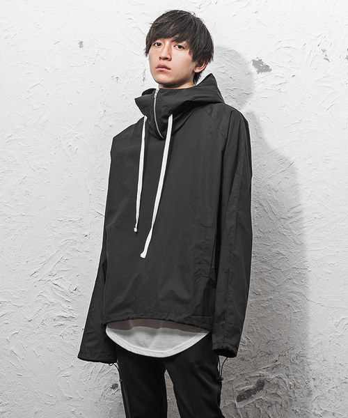 MinoriTY(マイノリティ)の「オーバーサイズアノラック コットンビッグサイズ 袖ボリューム(その他アウター・メンズ・ベージュ/ブラック/ネイビー・L/M)」の2枚目の写真
