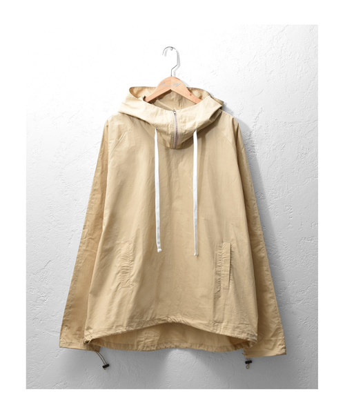 MinoriTY(マイノリティ)の「オーバーサイズアノラック コットンビッグサイズ 袖ボリューム(その他アウター・メンズ・ベージュ/ブラック/ネイビー・L/M)」の4枚目の写真