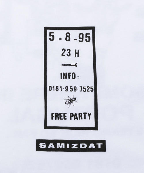 MONKEY TIME（モンキータイム）の「＜SAMIZDAT＞ FREE PARTY TEE/Tシャツ（Tシャツ/カットソー・メンズ・ホワイト・MEDIUM/LARGE）」の9枚目の写真