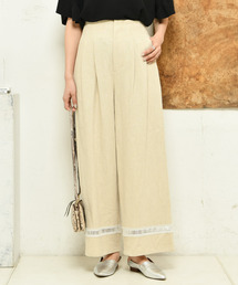 DouDou | 裾レース切替パンツ(その他パンツ)