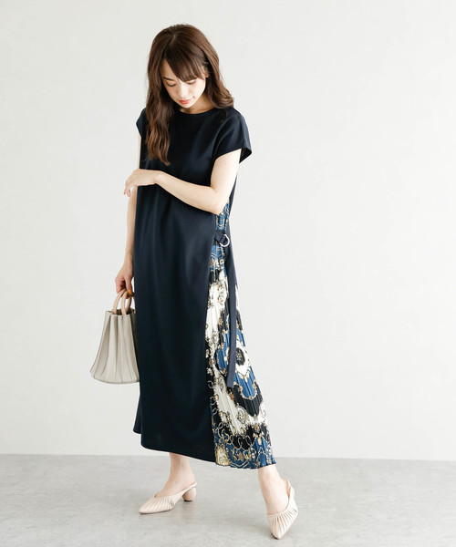 セール サイドプリーツロングワンピース ワンピース La Gemme ラジェム のファッション通販 Zozotown