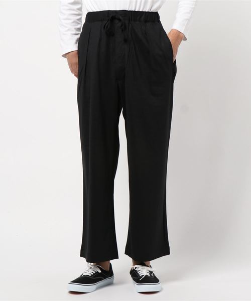 EDIFICE（エディフィス）の「LA BOUCLE / ラブ―クル TWジャージワイドEZパンツ（その他パンツ・メンズ・ブラック・44/46/48）」の2枚目の写真