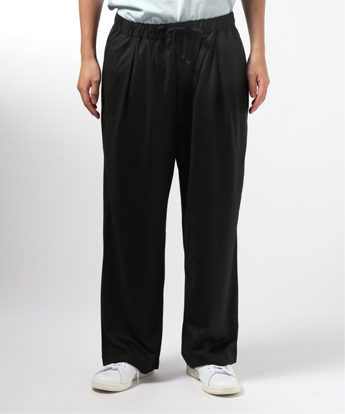 EDIFICE（エディフィス）の「LA BOUCLE / ラブ―クル TWジャージワイドEZパンツ（その他パンツ・メンズ・ブラック・44/46/48）」の4枚目の写真