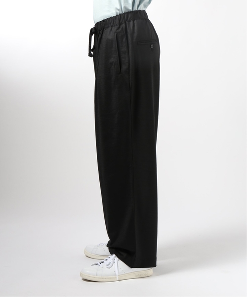 EDIFICE（エディフィス）の「LA BOUCLE / ラブ―クル TWジャージワイドEZパンツ（その他パンツ・メンズ・ブラック・44/46/48）」の5枚目の写真