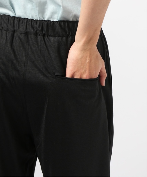 EDIFICE（エディフィス）の「LA BOUCLE / ラブ―クル TWジャージワイドEZパンツ（その他パンツ・メンズ・ブラック・44/46/48）」の9枚目の写真