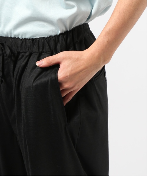 EDIFICE（エディフィス）の「LA BOUCLE / ラブ―クル TWジャージワイドEZパンツ（その他パンツ・メンズ・ブラック・44/46/48）」の10枚目の写真