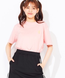 WEGO/ワンポイントフルーツ刺繍Tシャツ